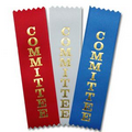 1-5/8"x6" Vertical Stock Title Ribbon (COMMITTEE)
